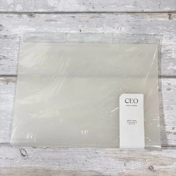 Cloth & Paper || CEO Clear Folders - Picture 3 of 3
